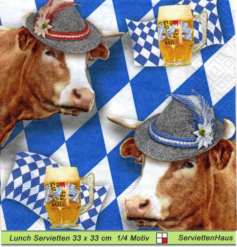 Deutschland - Bayern - Wiesengaudi - 1 Lunch Serviette